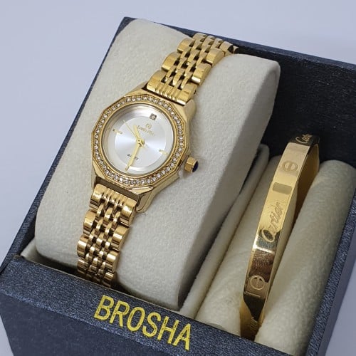 ساعه نسائيه اصليه بسواره ماركه