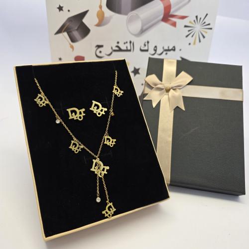 طقم ماركه سلسال وحلق مقاوم لصدى