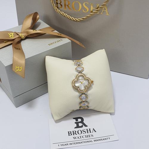 ساعه يد نسائيه من بروشا الاصلي الاستيل