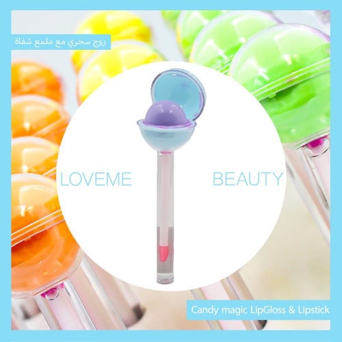 روج سحري مع ملمع شفاة  يرطب شفتيك ويحميهما من التشقق