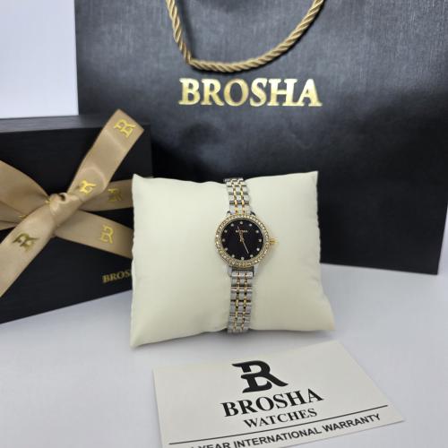 ساعه نسائيه اصليه ماركه بروشا بملحقات الماركه