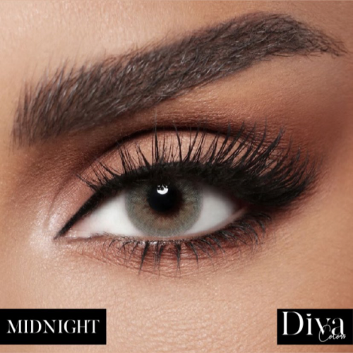 عدسات ديفا للزينة اللون ميدنايت