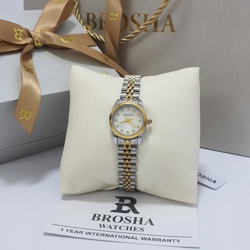 ساعه يد نسائيه من بروشا الاصلي الاستيل