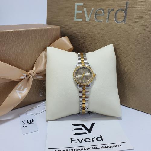 ساعه نسائية ماركة ايفرد الاستيل