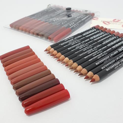 مجموعه محددات شفاه ريل بيوتي 12حبه