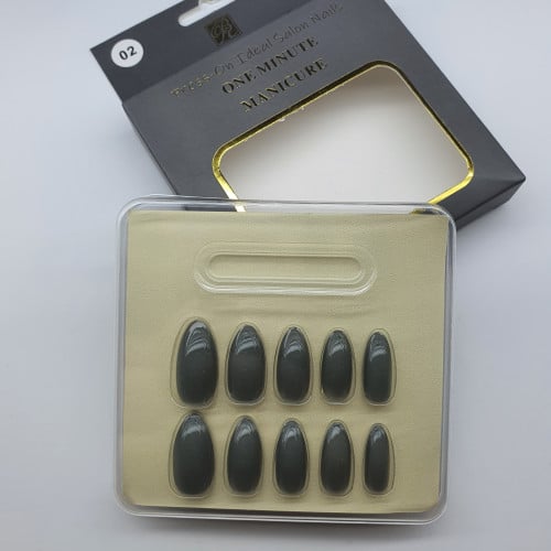 اظافر روز بيري لصق ذاتي 24 قطعه