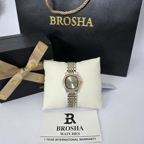 ساعه نسائيه اصليه ماركه بروشا بملحقات الماركه
