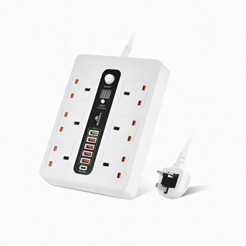 توصيلة نوكسون مع 6 منافذ ثلاثية 6 منافذ USB .. التوصيلة الاكثر امان وفقاً