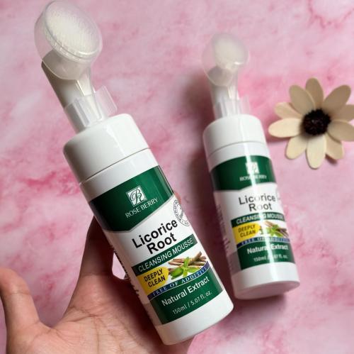 رغوه غسول للبشره بزيت عرق السوس