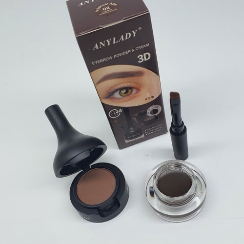 جل حواجب بني كريمي وبودره مع الفرشه رقم2