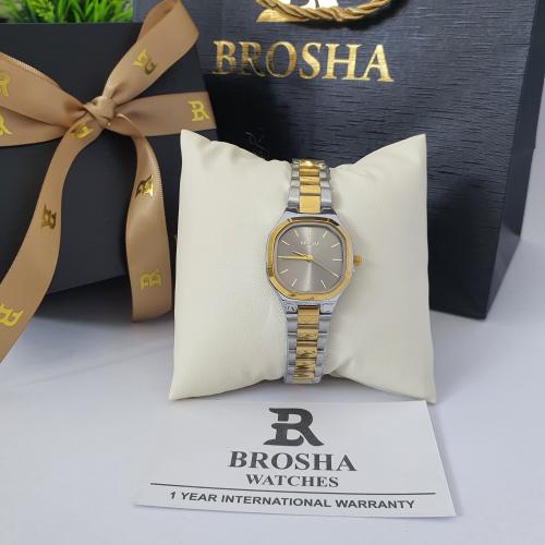 ساعه يد نسائيه من بروشا الاصلي الاستيل