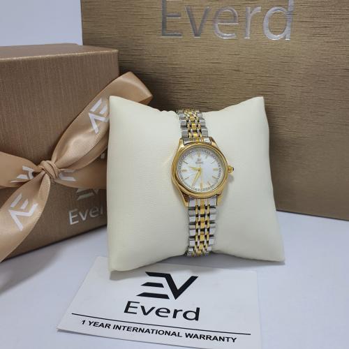 ساعه نسائية ماركة ايفرد الاستيل