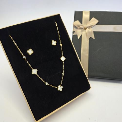 طقم ماركه سلسال وحلق مقاوم لصدى