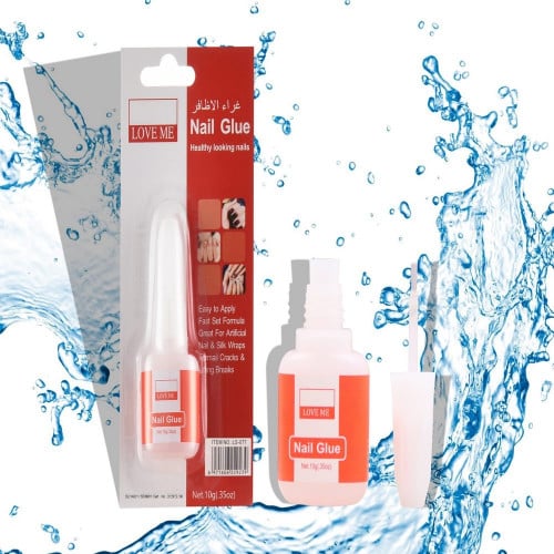 غراء الأظافر الشفاف أبيض من لافمي