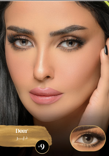 سندريلا - عدسات سنويه اصليه مع محلول هديه