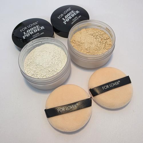 الحبتين بودره شفافه فوريلفر شفاف وبيج