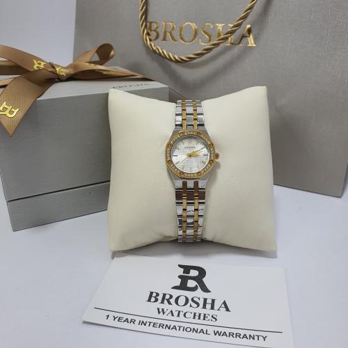 ساعه يد نسائيه من بروشا الاصلي الاستيل