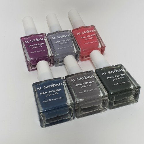 مناكير السعيده كبير 15ملي 6 حبات