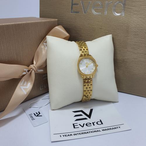 ساعه نسائية ماركة ايفرد الاستيل