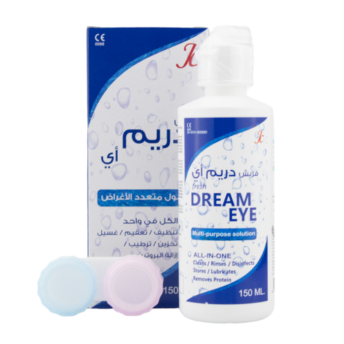 محلول عدسات كوري كبير 150ملي بعلبه