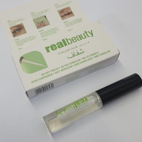 غراء رموش شفاف