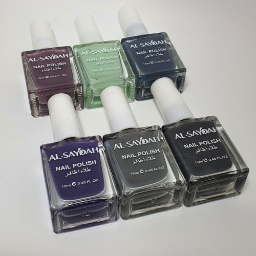 مناكير السعيده كبير 15ملي 6 حبات