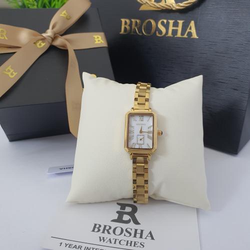 ساعه يد نسائيه من بروشا الاصلي الاستيل