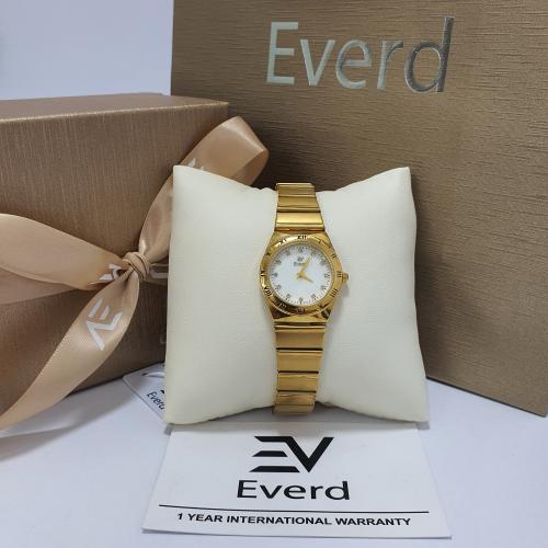 ساعه نسائية ماركة ايفرد الاستيل