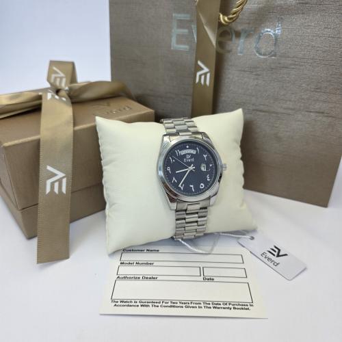 ساعه رجالي اصليه ماركه ايفارد بملحقات الماركه