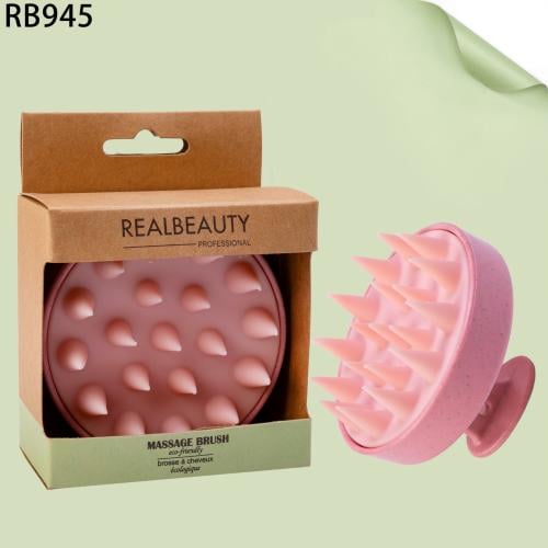 أداة تصفيف الشعر وتدليكه بمشط واحد