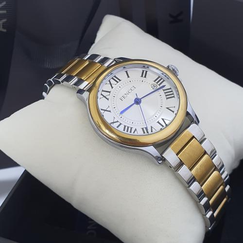 ساعه رجالي استيل ماركه فنسي الاصليه بضمان برند كارتيرمكس