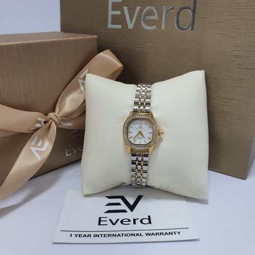 ساعه نسائية ماركة ايفرد الاستيل