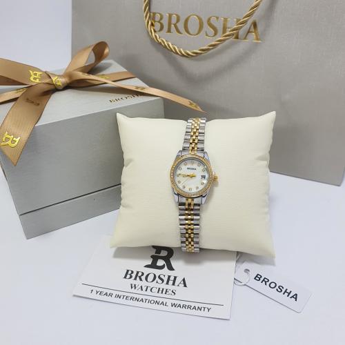 ساعه يد نسائيه من بروشا الاصلي الاستيل