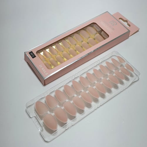 أظافر صناعية لصق ذاتي24قطعه مطفي