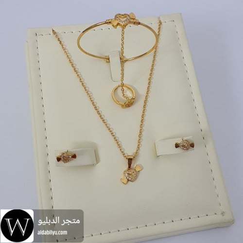طقم بناتي متكامل بديل الذهب