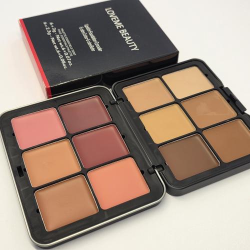 باليت كنتور كريمي احمر خدود كريمي