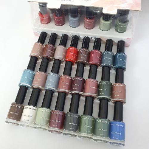 مناكير ثابته ماركه فلور بيوتي ٢٤لون