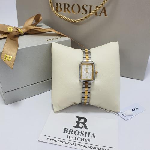 ساعه يد نسائيه من بروشا الاصلي الاستيل