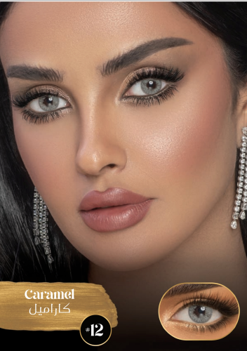 عدسه سندريلا كوريه شهريه رقم12 علبه عدسه هدية