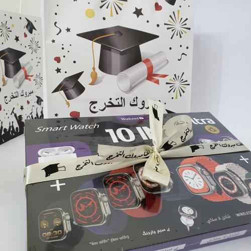 ساعه شبيه التر للخريجات بسماعه هديه وسيور7حبات