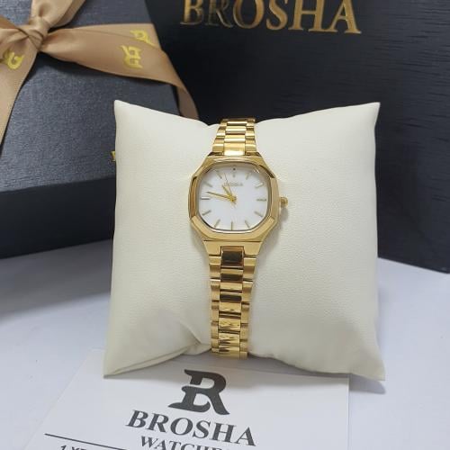 ساعه يد نسائيه من بروشا الاصلي الاستيل