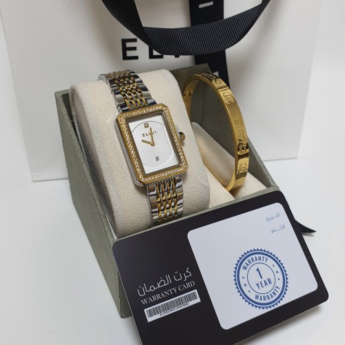 ساعه ماركه مع اسوره اصليه ضمان سنه ملحقات الماركه