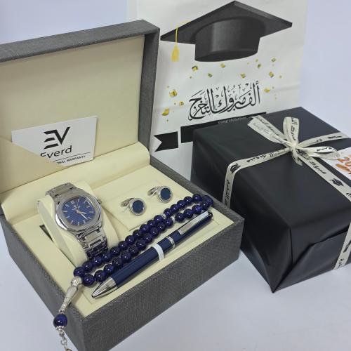 هديا المتخرجين طقم رجالي اصلي بضمان سنه شامل التغليف