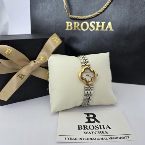 ساعه نسائيه اصليه ماركه بروشا بملحقات الماركه