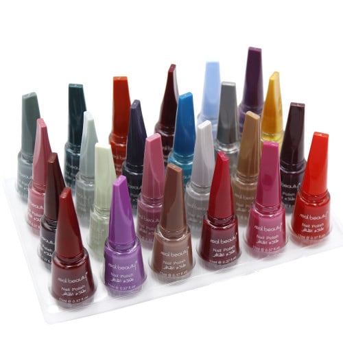 بوكس مناكير من ريل بيوتي 24 لون بجوده عاليه البديل لفلومار