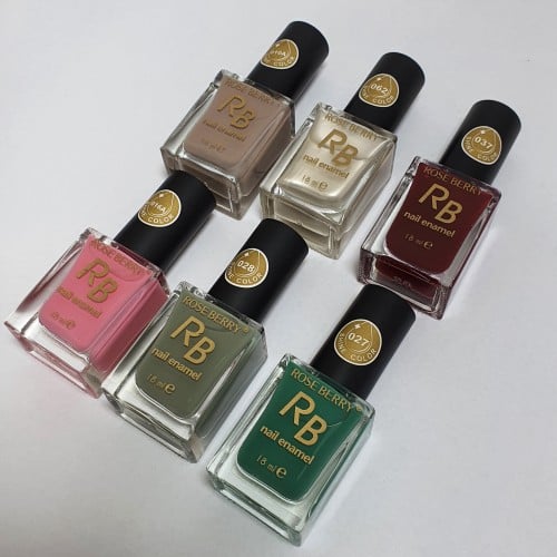 مناكير 6 حبات ماركه روز بيري رقم1