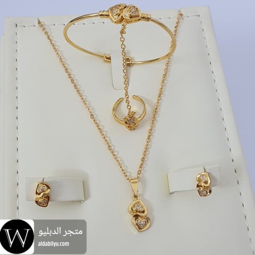طقم بناتي متكامل بديل الذهب