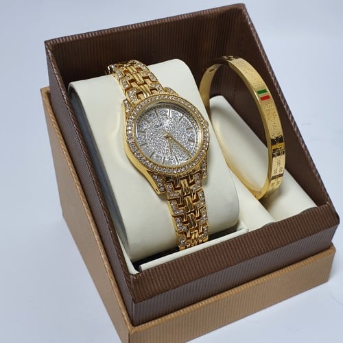 ساعه ماركه مع اسوره اصليه ضمان سنه