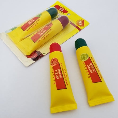 مرطب شفاه قطعتين فراوله +وليمون