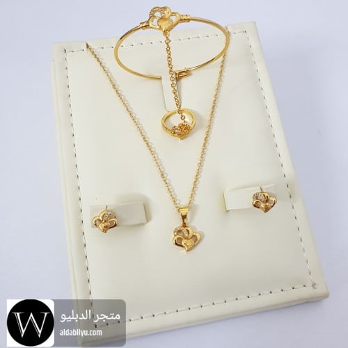 طقم بناتي متكامل بديل الذهب
